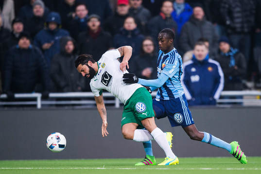 Hammarbys Stefan Batan och Djurgårdens Philana Tinotenda