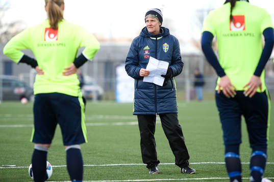 Sveriges förbundskapten Pia Sundhage