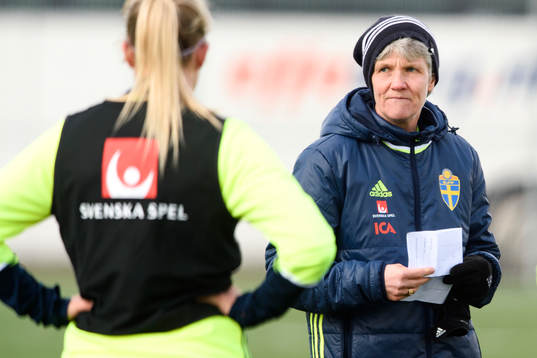 Sveriges förbundskapten Pia Sundhage