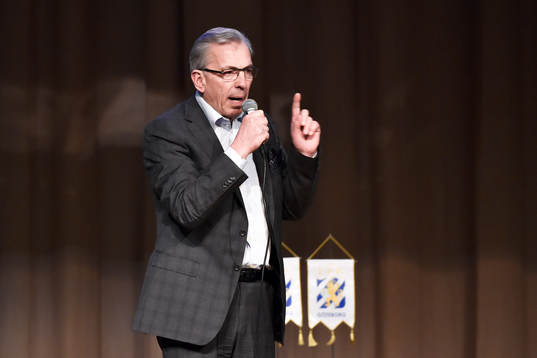 Jan Hallberg på scenen