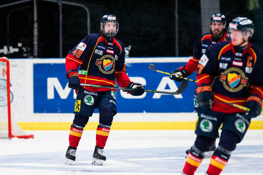 Djurgårdens Marcus Davidsson ler