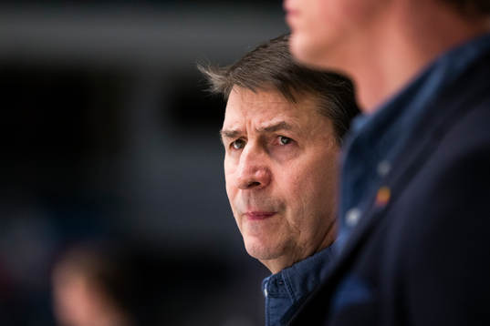 Djurgårdens tränare Hans Särkijärvi innan