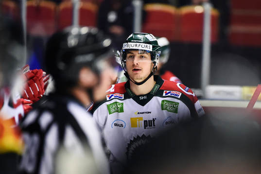 Frölundas Johan Sundström jublar