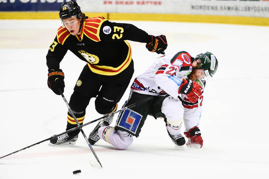 Brynäs Lucas Carlsson och Frölundas Robin Figren
