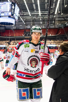 Frölundas Johan Sundström jublar