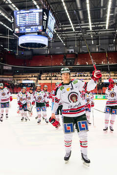 Frölundas Johan Sundström jublar