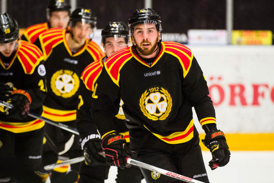 Brynäs Marc Zanetti jublar