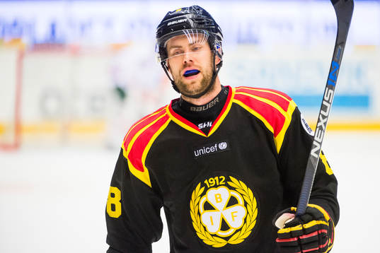 Brynäs Mathias Porseland deppar