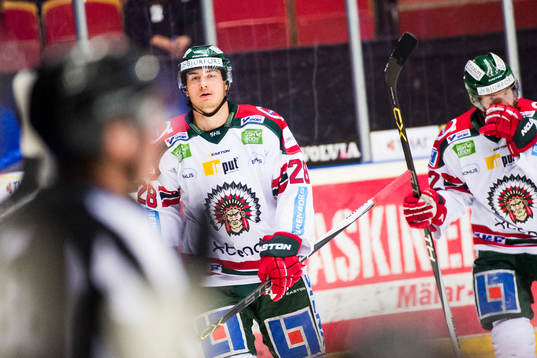 Frölundas Johan Sundström jublar