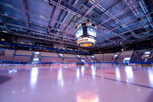 Generell interiör vy över Vida arena