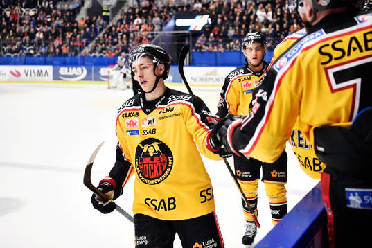 Luleås Johan Forsberg jublar