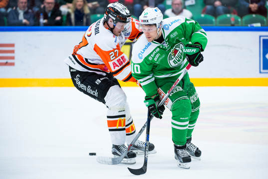 Karlskronas Henrik Nilsson och Rögles Viktor Lindgren i