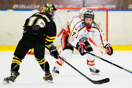 s Lisa Johansson och Luleås Ida Boman