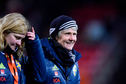 Sveriges förbundskapten Pia Sundhage