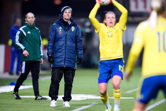 Sveriges förbundskapten Pia Sundhage