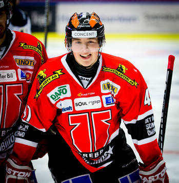 Örebros Joel Mustonen gör 2-0 och jublar