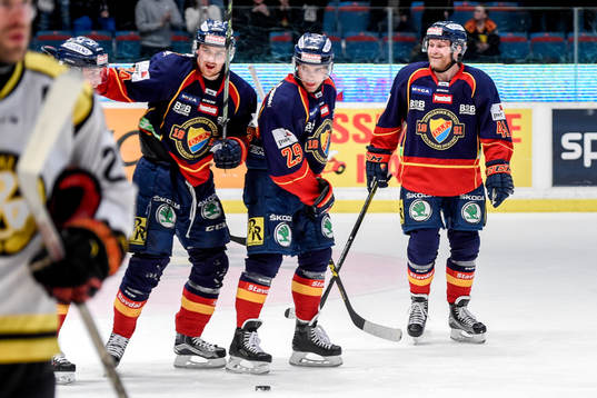 Djurgårdens Patrick Thoresen jublar