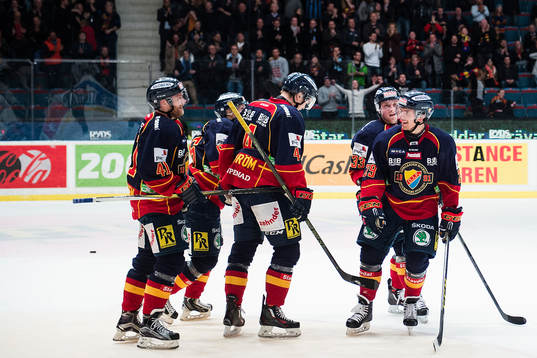 Djurgårdens spelare jublar
