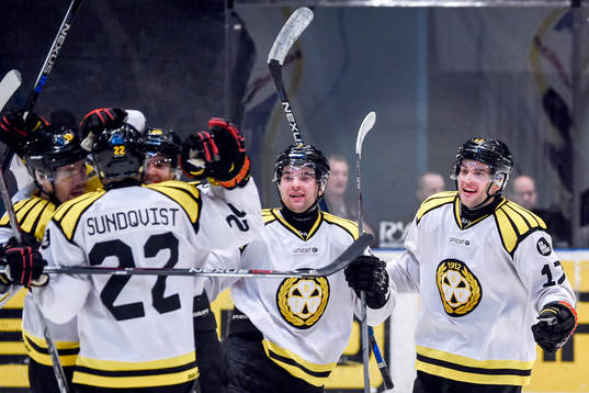 Brynäs Jörgen Sundqvist jublar