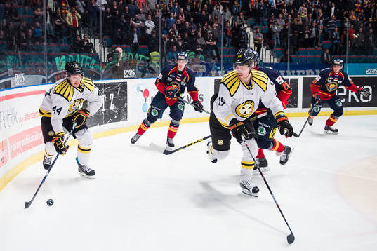 Brynäs Jacob Blomqvist och Anssi Salmela  i