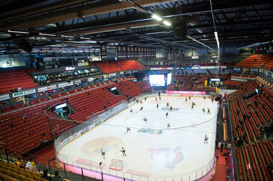 Interiör av Gavlerinken Arena