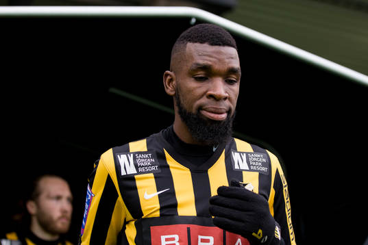 Häckens Tefu Mashamaite innan kvartsfinalen av Svenska