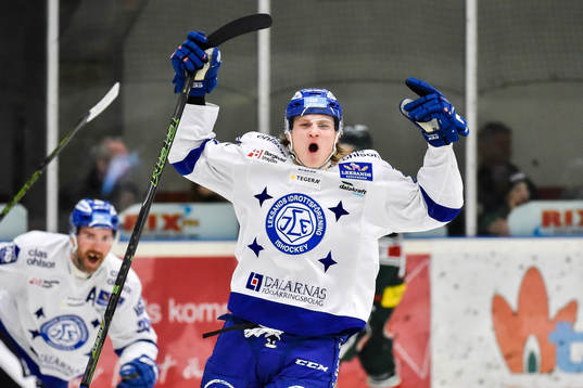 Leksands Anton Karlsson jublar