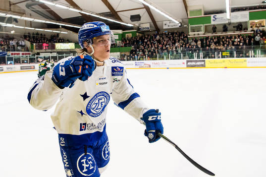 Leksands Anton Karlsson jublar