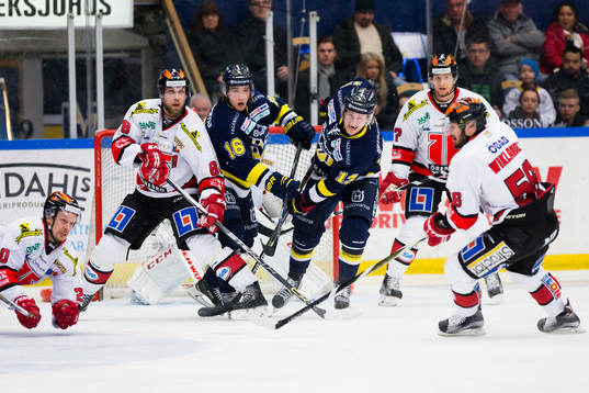 Örebros Marcus Weinstock, Viktor Ekbom och Örebros Johan