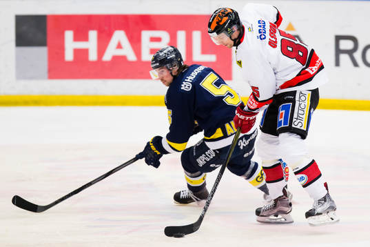 s Adam Almquist innan han gör mål till 7-1