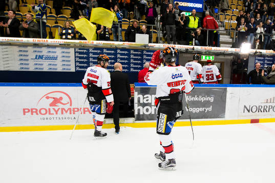 Örebros Martin Johansson, tränare Kent Johansson och