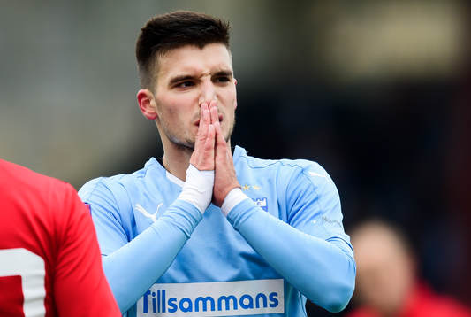 Malmö FFs Vladimir Rodic deppar