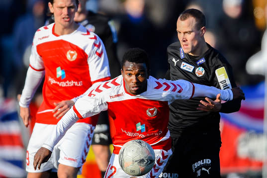 Kalmars Lumala Abdu och Helsingborgs Calle Wede