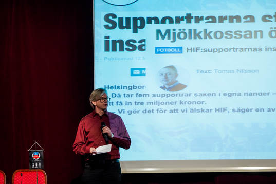 En av initativtagarna bakom supporterinitiativet