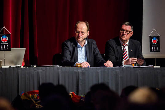 Ordförande för årsmötet Ragnar Lindqvist