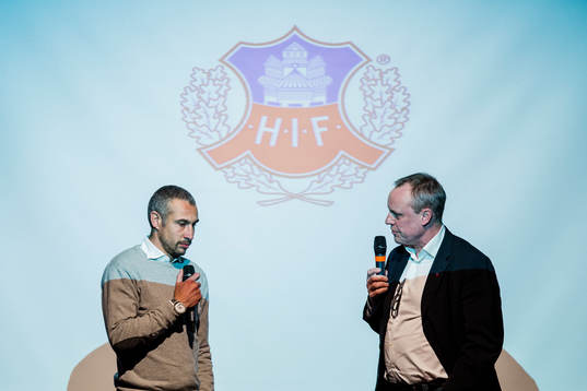 Helsingborgs manager Henrik Larsson