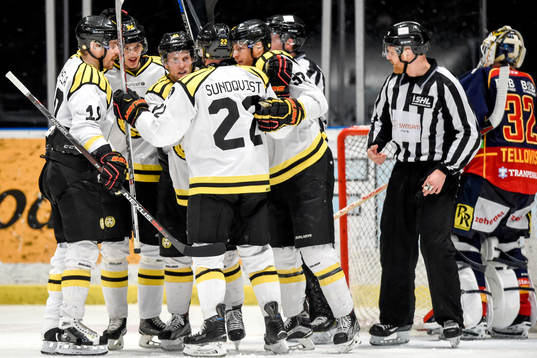 Brynäs Nick Johnson jublar