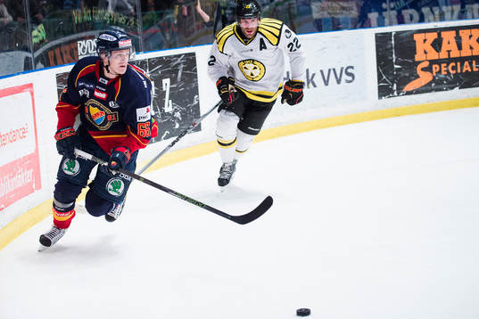 Djurgårdens Marcus Sörensen och Brynäs Jörgen Sundqvist