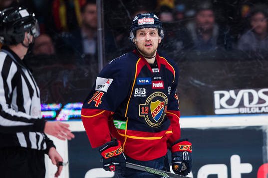 Djurgårdens Tobias Hage i åttondelsfinal 3 i
