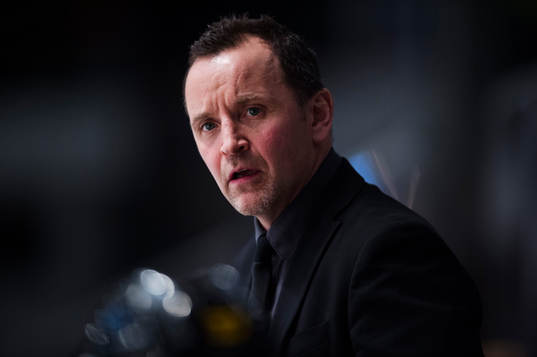 Brynäs tränare Thomas Berglund  i åttondelsfinal 3 i