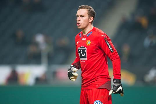 Hammarbys målvakt Ögmundur Kristinsson