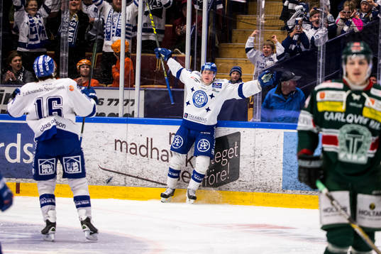 Leksands Johan Porsberger jublar