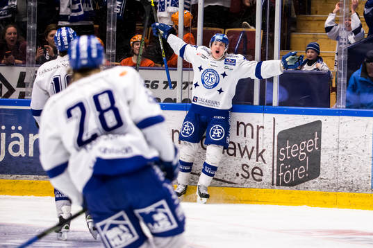 Leksands Johan Porsberger jublar