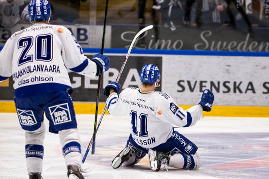 Leksands Martin Karlsson jublar