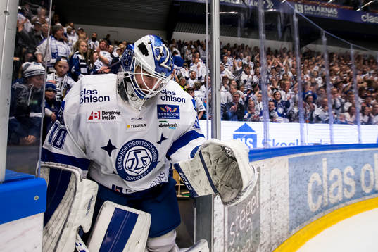 Leksands målvakt Henrik Haukeland utsedd till matchens