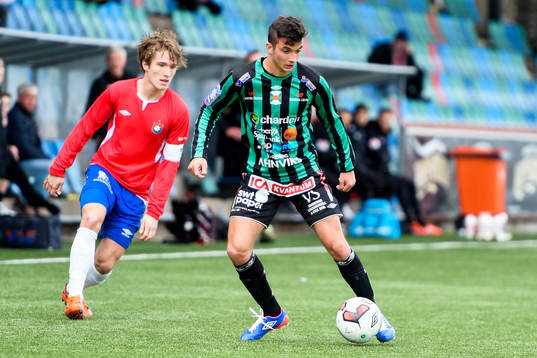 Varbergs Arbios Mzi och Örgrytes Jakob Lindström