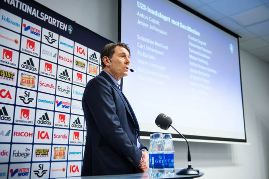 Sveriges förbundskapten för U21-landslaget, Håkan Ericson