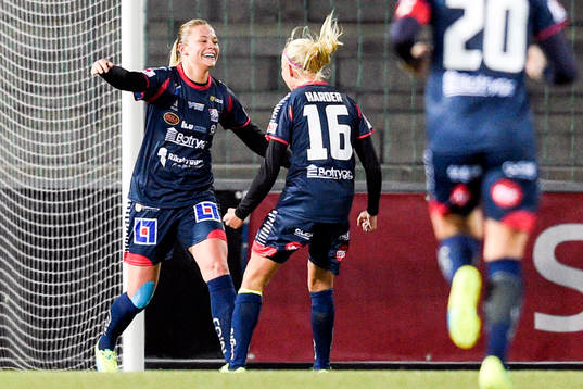 Linköpings Fridolina Rolfö och Pernille Mosegaard Harder