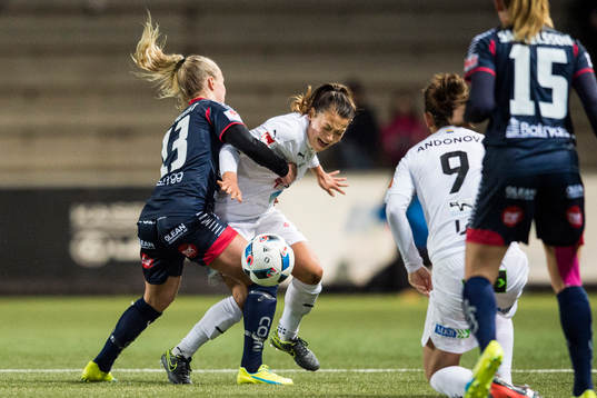 Linköpings Tove Almqvist och Rosengårds Alexandra Lowe