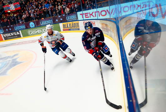 Växjös Ilkka Heikkinen och Linköpings Henrik Törnqvist